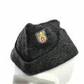 Echte dänische Armee-Seitenmütze aus Wolle, Militär-Feldkampf-Garnisonsmütze, 1950er-Jahre-Mütze