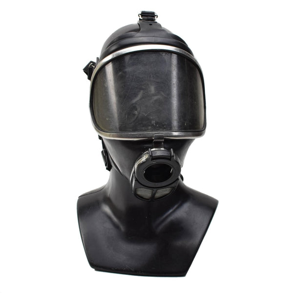 Genuine Drager Panorama Nova Face mask firefighter gas full respirator Black - GoMilitar