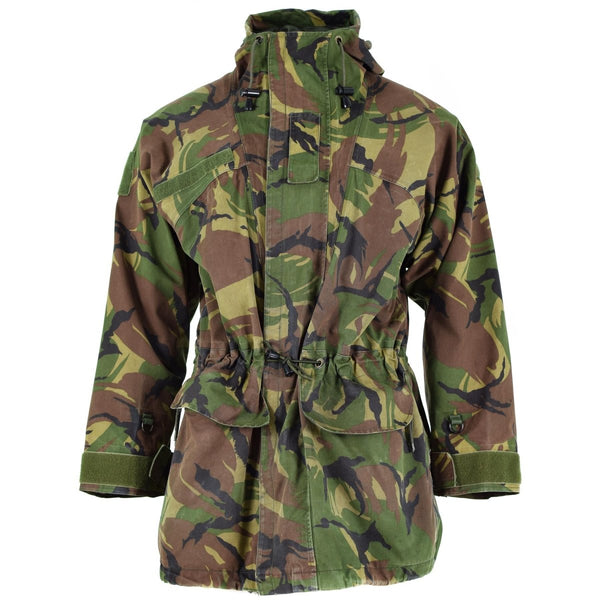 Echte niederländische Armeejacke, Kampfjacke DPM Goretex, wasserdicht, Camouflage, Überschussparka