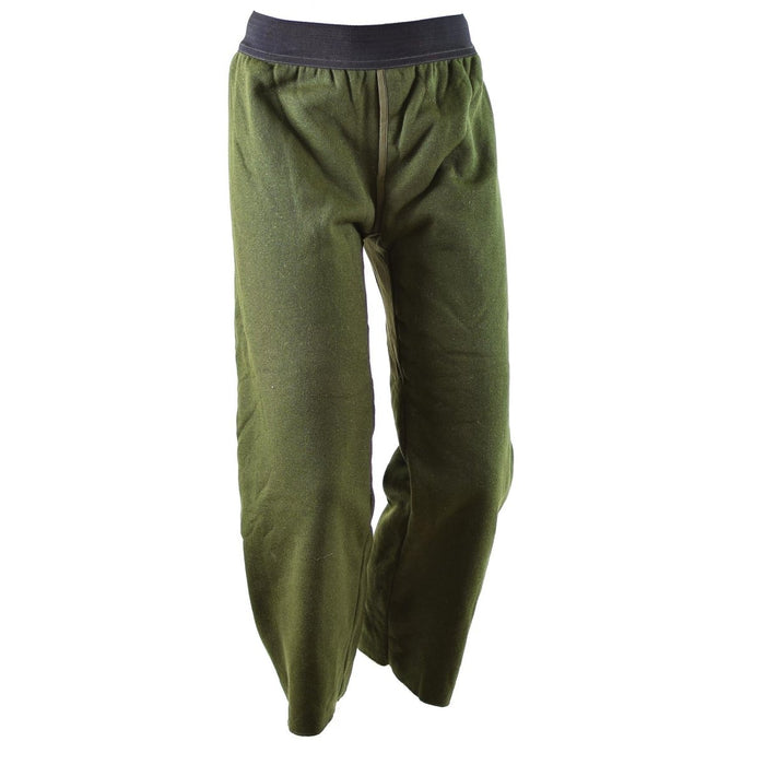 Vintage Dutch Army Olive OD isolierte Hoseneinlagen mit elastischem Bund und Bündchen für Wärme und Komfort