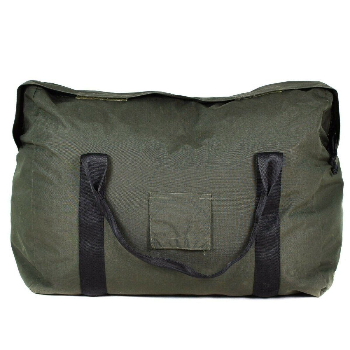 Militärausrüstungstasche, echte holländische Armee, olivgrün, Schlafsack,  Tragetasche, Seesack