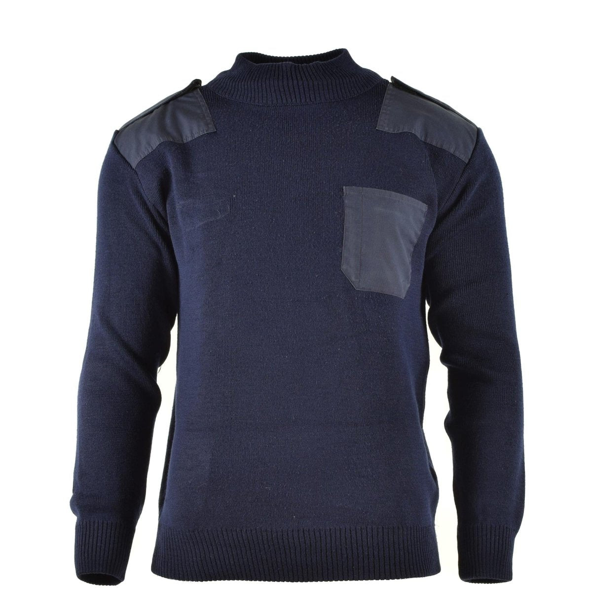 Original niederländische Armee Pullover blau Pullover Militär Pullover Rundhals Offizier
