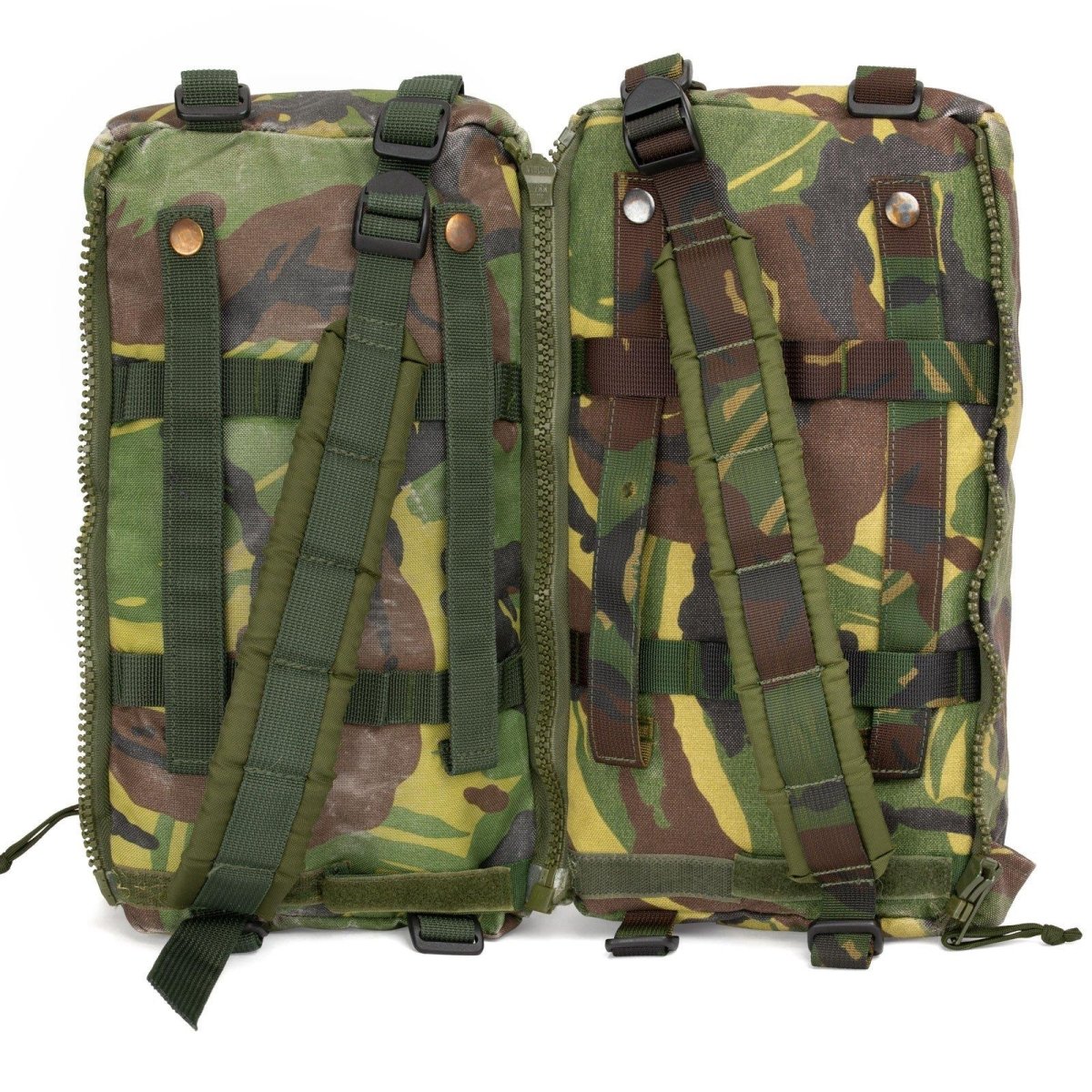 Original Rucksack der niederländischen Armee, DPM Woodland Kampfrucksack, 60 l, taktischer Tagesrucksack