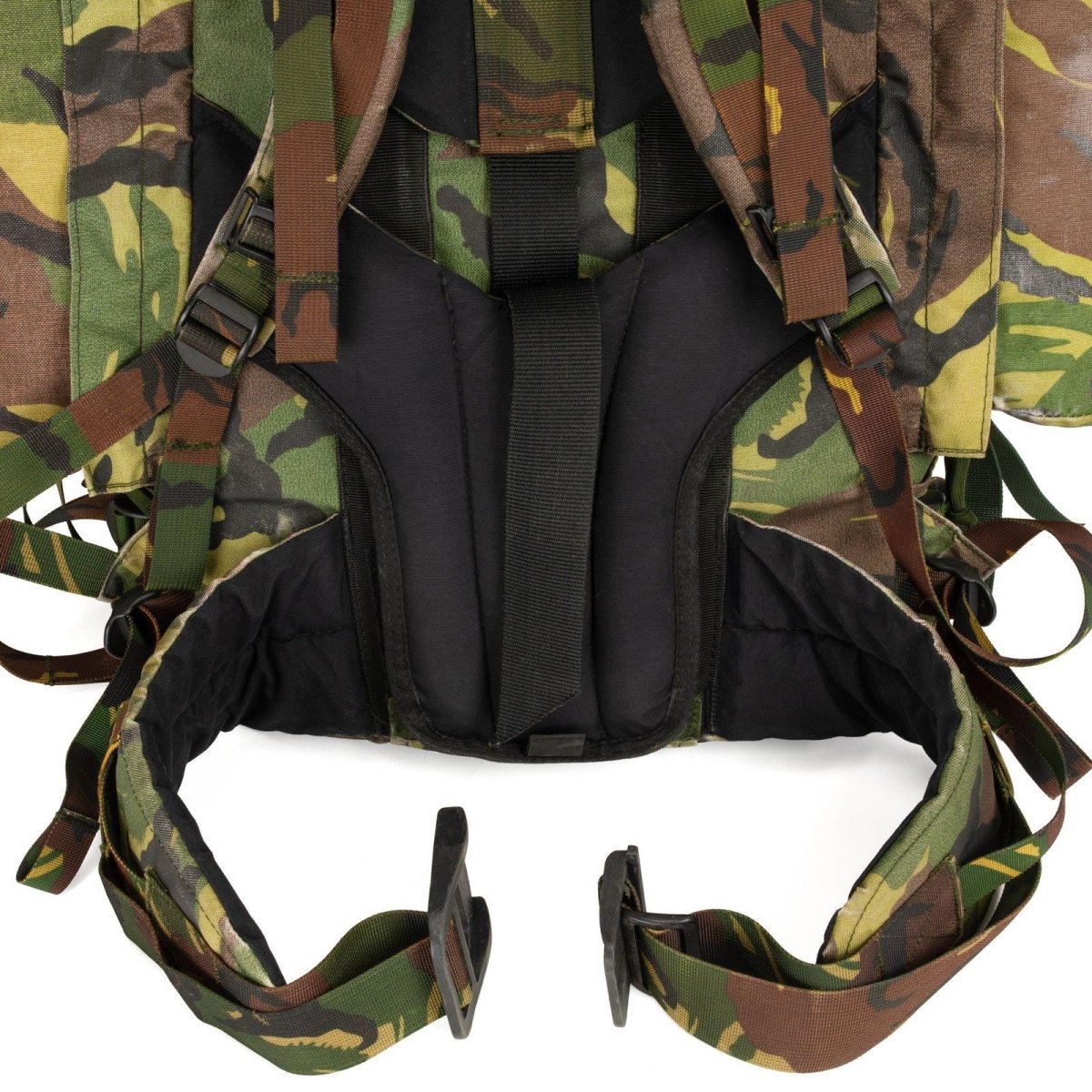 Original Rucksack der niederländischen Armee, DPM Woodland Kampfrucksack, 60 l, taktischer Tagesrucksack