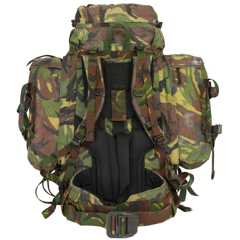 Original Rucksack der niederländischen Armee, Woodland-Kampfrucksack, 60 l, taktischer Tagesrucksack, NEU