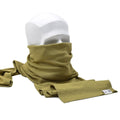 Echter Schal der niederländischen Armee, Khaki, Militär-Überschuss, Halstuch, Merinowolle, Baumwolle, NEU