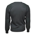 Original niederländische Armee Pullover Kommando Pullover V-Ausschnitt Pullover dunkelgrün