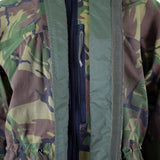 Echte niederländische Armeejacke, Kampfjacke DPM Goretex, wasserdicht, Camouflage, Überschussparka