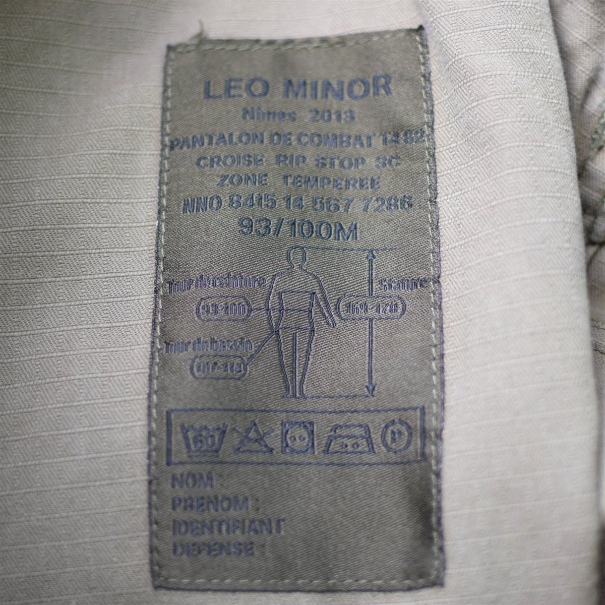 Echte französische Armee Kampfhose Militär FELIN CCE Camo T4 Hose Ripstop