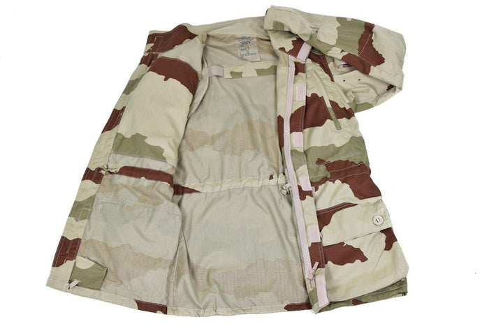 Echter französischer Armeeparka Feline T4 S2 Kampfjacke Desert Camo Military NEU – GoMilitar