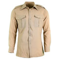 Echtes französisches Armeehemd, Fatigue, Restposten, Chino, Khaki, Militär, Polywolle, NEU