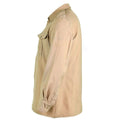 Echtes französisches Armeehemd, Fatigue, Restposten, Chino, Khaki, Militär, Polywolle, NEU