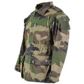 Echte französische Armee-Kitteljacke CCE Camouflage Militär-Kampfparka Satin Felin T4