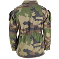 Echte französische Armee-Kitteljacke CCE Camouflage Militär-Kampfparka Satin Felin T4
