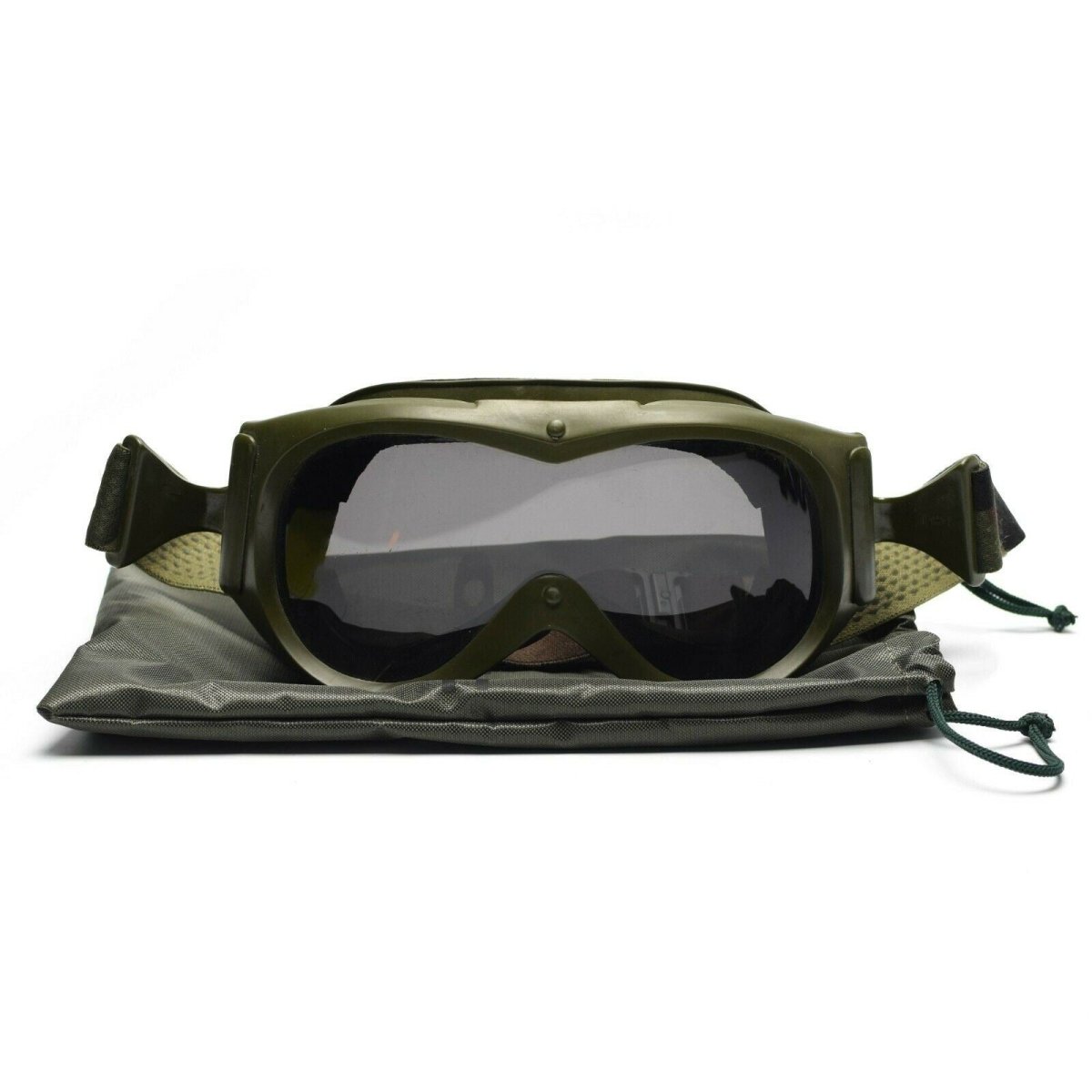 Echte Panzerschutzbrille der französischen Armee, Augenschutz, Militär, Sonne, Sand, Wind