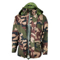 Original wasserdichte Trilaminatjacke der französischen Armee CCE Camo Regenparka mit Kapuze NEU