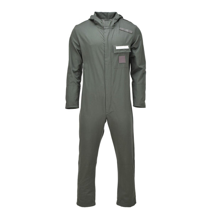 Originaler Overall der französischen Luftwaffe mit Kapuze für kaltes Wetter, neu, mit langen Ärmeln und Frontreißverschluss