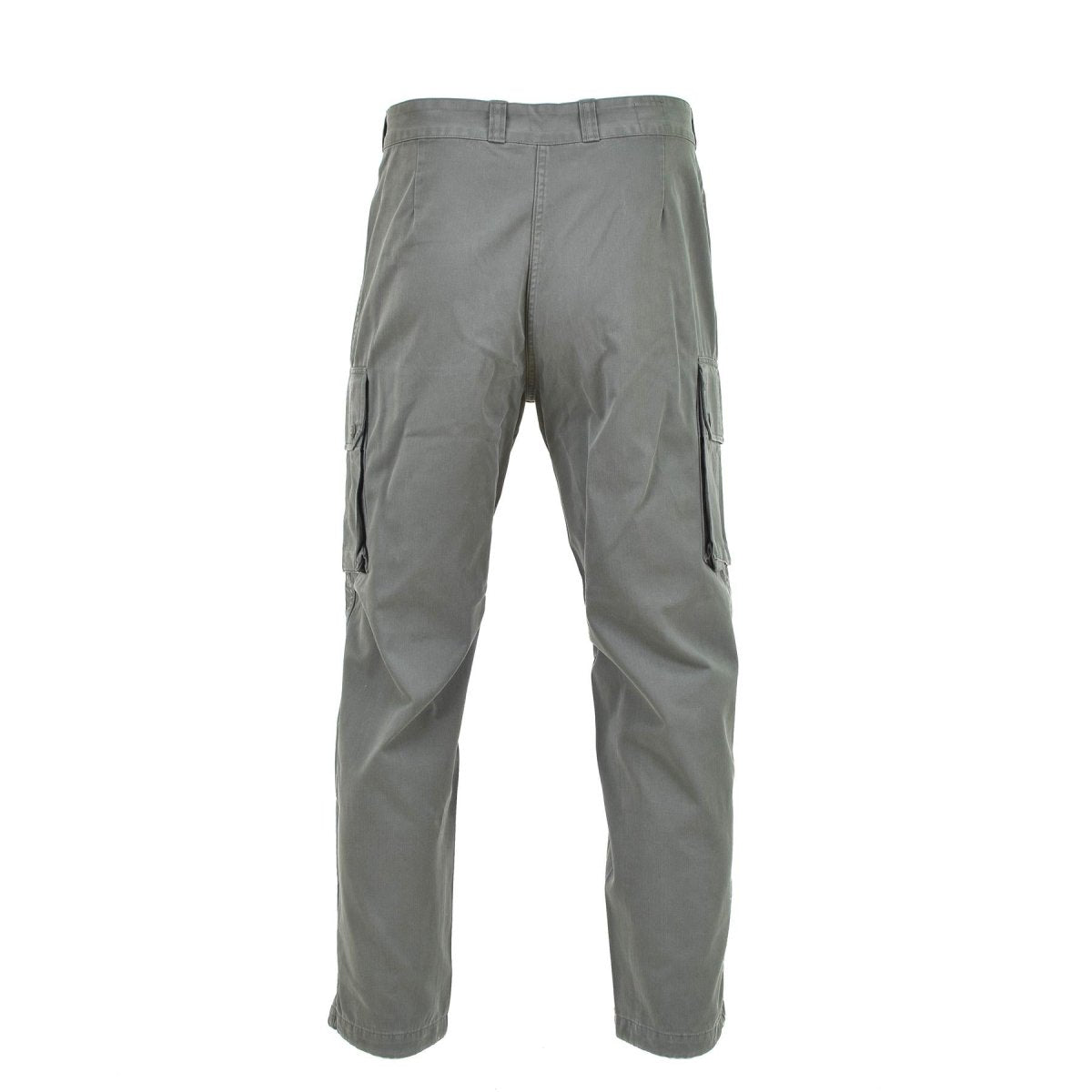 Originale Hose der französischen Militärluftwaffe, grau, verstärkte Arbeits-Cargohose