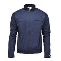 Echte französische Militärpolizei-Sportjacke, Sporthemd mit Gummizug in der Taille, blau