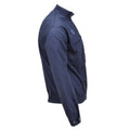 Echte französische Militärpolizei-Sportjacke, Sporthemd mit Gummizug in der Taille, blau