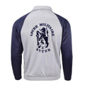 Echtes französisches Militärschul-Sweatshirt, Sportjacke, Laufen, Wandern, graublau