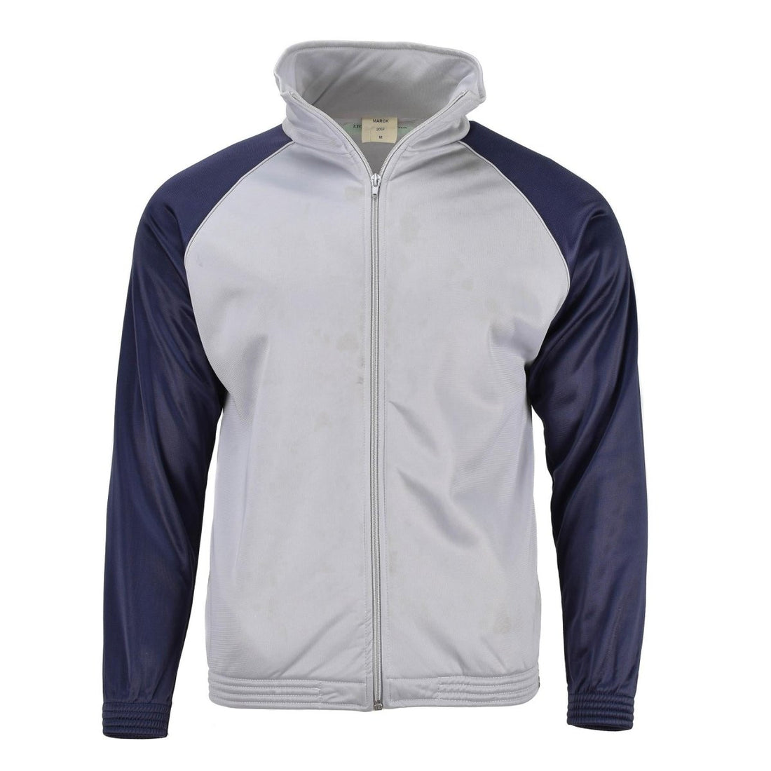 Echtes französisches Militärschul-Sweatshirt, Sportjacke, Laufen, Wandern, graublau