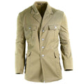 Echte deutsche Armee Anzugjacke Tropical Desert Formal Uniform Khaki Militär