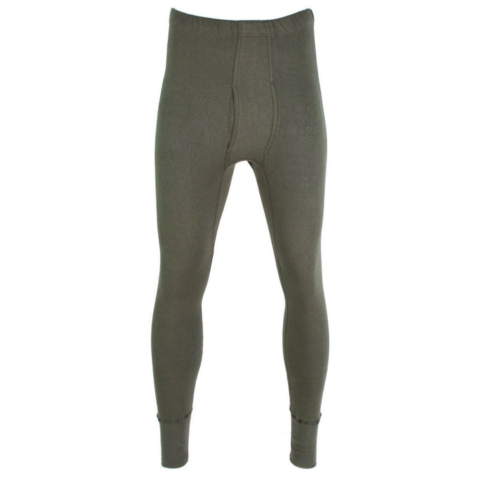 Echte lange Unterhose der Bundeswehr für kaltes Wetter in OD Olive, Thermo-Unterhose für Wärme und Komfort.