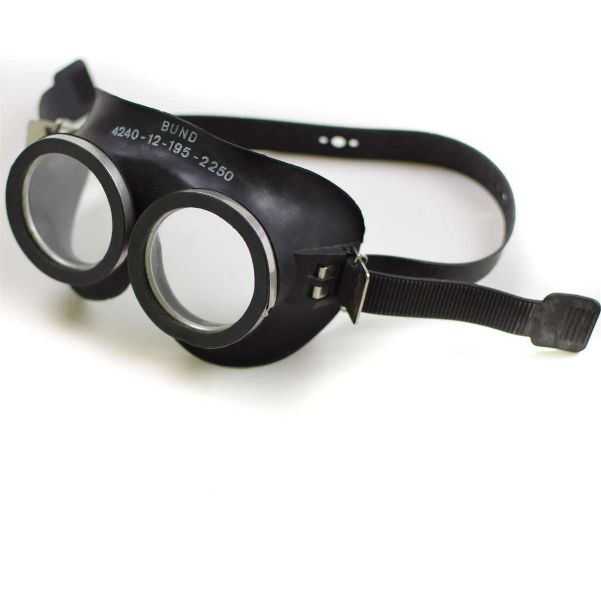 Original Bundeswehr Schutzbrille BW schwarz Auer Mundschutz Überschuss NEU
