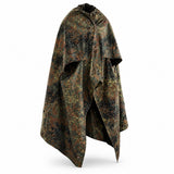 Original Bundeswehr Shelter Halbplane gefleckt. Wasserdichter Canvas Zeltponcho