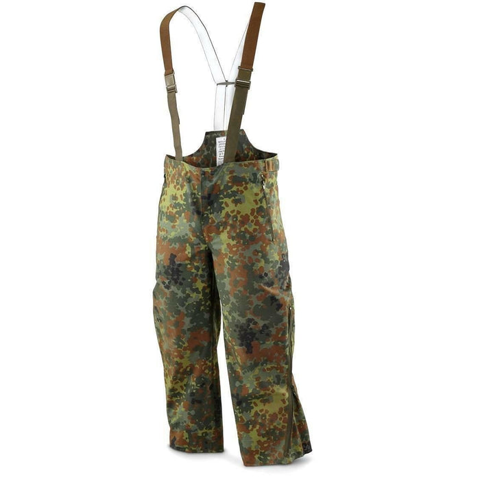 Echte Bundeswehrhose GoreTex Bib n Brace Flecktarn Hose Overall NEU - GoMilitar