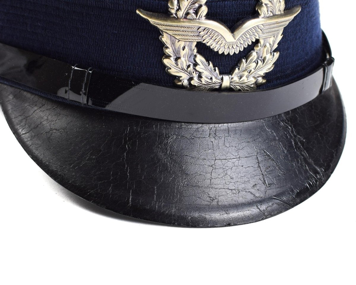 Original deutsche Armee Schirmmütze. Luftwaffe Militär Schirmmütze Luftware NEU