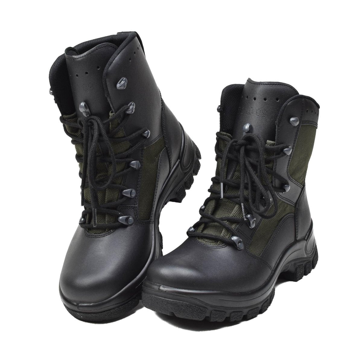Original deutsche Militär Kampfstiefel Leder Textil taktische Feldschuhe NEU