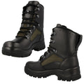 Original deutsche Militär Kampfstiefel Leder Textil taktische Feldschuhe NEU