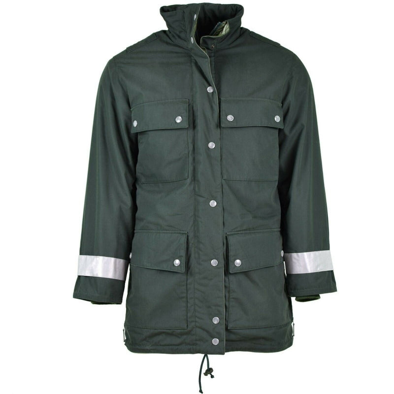 Echte deutsche Polizeijacke GoreTex grün wasserdicht BGS Parka Grenzschutz