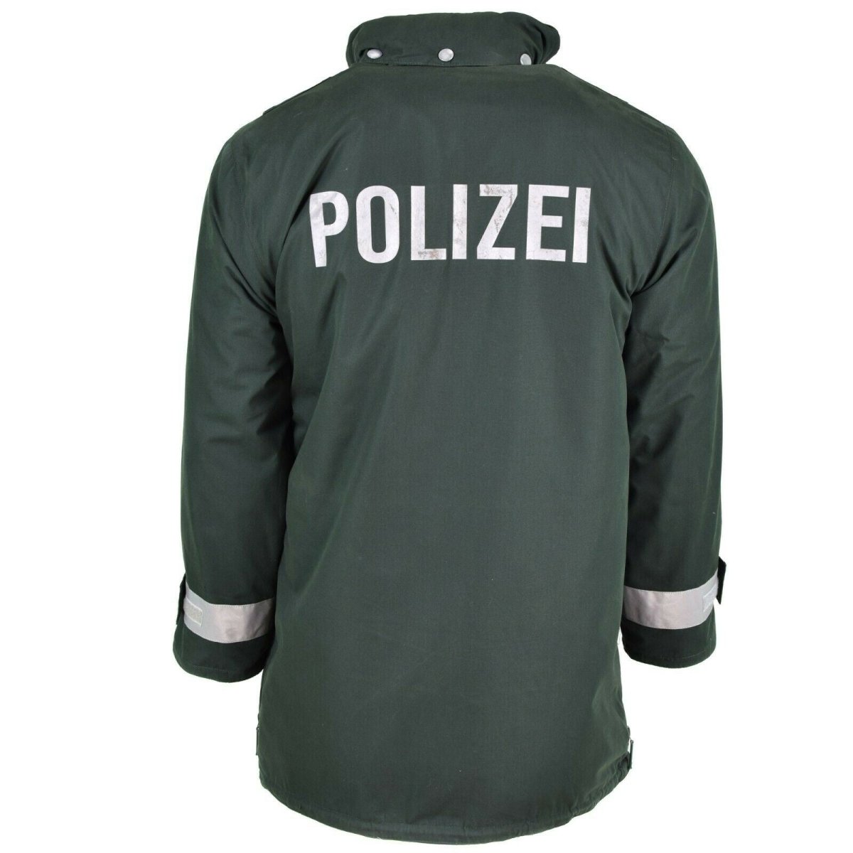 Echte deutsche Polizeijacke GoreTex grün wasserdicht BGS Parka Grenzschutz