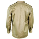 Genuine Greek army shirt fatigue dead stock chino khaki military jacket NEW - GoMilitar