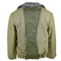 Echte ungarische Armee Steppjacke M65 Pelzkragen Warmer Winterparka NEU