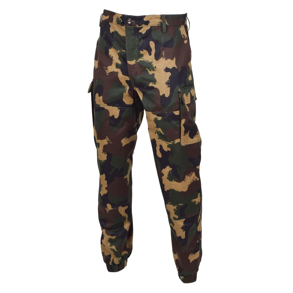 Original ungarische Feldtruppenhose M1990 Woodland Camo verstärkt NEU