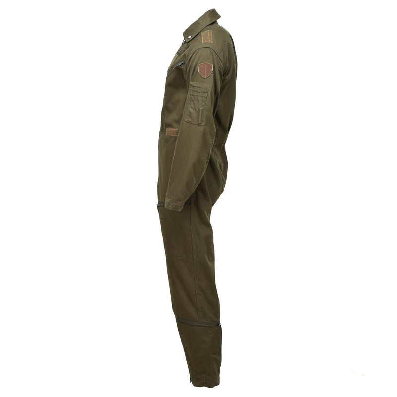Genuine Italian aircrew flight coverall military suit mechanic olive jumpsuit - GoMilitar