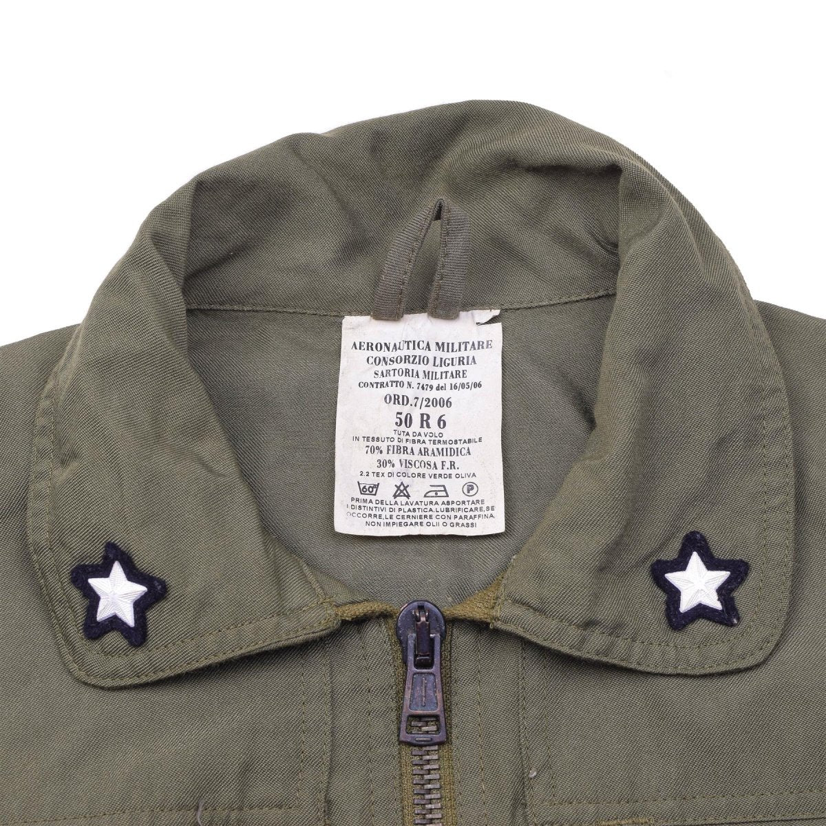 Original italienische Armee Overall Fliegeranzug Militär oliv Overall Aramid