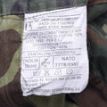Echte italienische Armeehose, NATO-Kampfhose aus Baumwolle, Woodland Camouflage