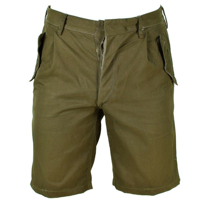 Echte italienische Armee-Shorts, Khaki-Chino, Militär-Feld-Bermuda, Vintage-BDU – GoMilitar