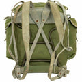 Echter norwegischer Militär-Rucksack mit Rahmen, Armee-Canvas-Leder-Rucksack