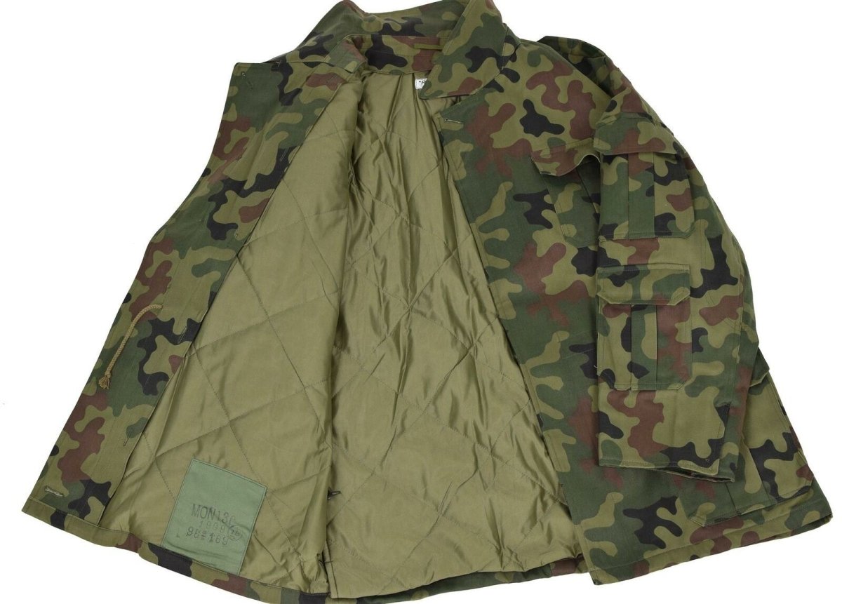 Original polnische Armee Parka Panther Camo Militärjacke Kampf BDU Überschuss NEU