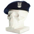 Echte polnische Militärarmee Marine Marines Barett blaues Barett Militärhut