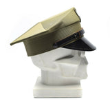 Echte polnische Militär-Schirmmütze, polnischer Armeeoffizier, Schirmmütze, Olivgrün, NEU