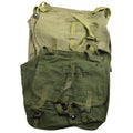 Original rumänische Armee Brotbeutel Militär Überschuss Olive Canvas Brotbeutel OD NEU