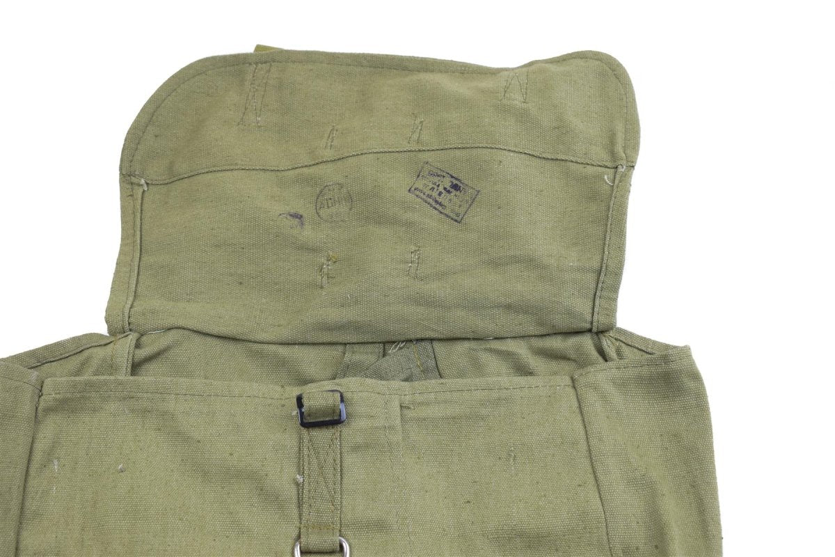 Original rumänische Armee Brotbeutel Militär Überschuss Olive Canvas Brotbeutel OD NEU