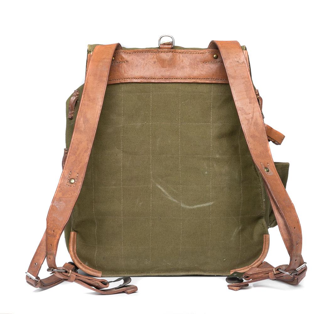 Original rumänische Armee Rucksack Tasche Militär Überschuss OD Schultergurt Canvas